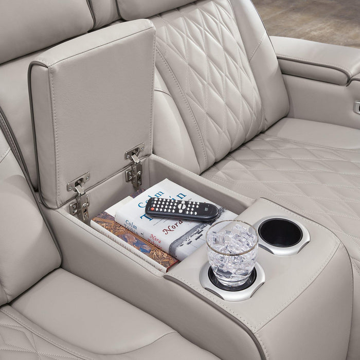 Boyington Power Reclining Loveseat with Console - Tony’s Furniture Store & Linen (GA) - Multi Location