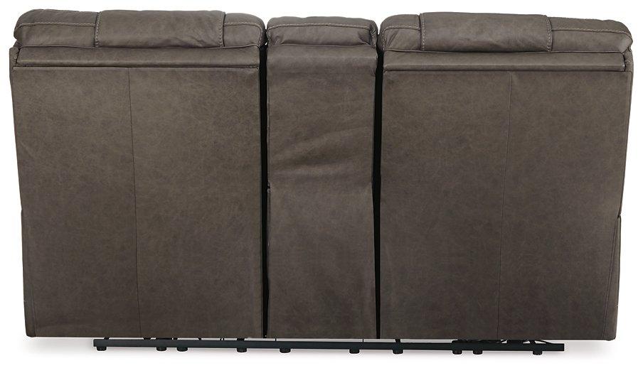 Wurstrow Power Reclining Loveseat with Console - Tony’s Furniture Store & Linen (GA) - Multi Location