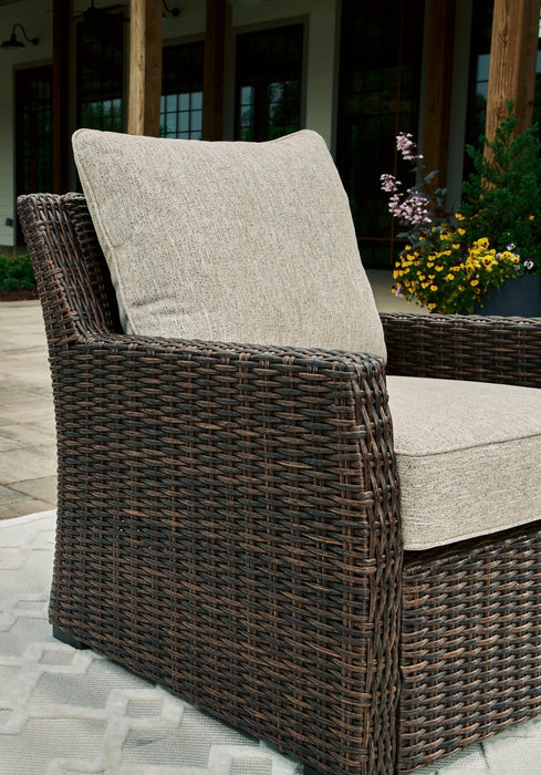 Brook Ranch Outdoor Lounge Chair with Cushion - Tony’s Furniture Store & Linen (GA) - Multi Location