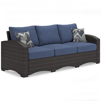Windglow Outdoor Sofa with Cushion - Tony’s Furniture Store & Linen (GA) - Multi Location