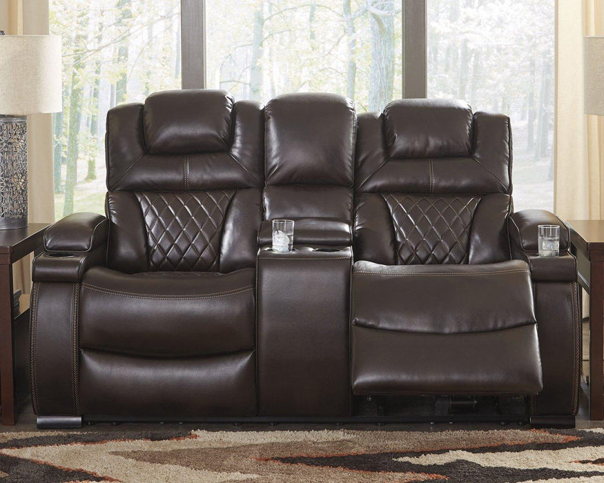 Warnerton Power Reclining Loveseat with Console - Tony’s Furniture Store & Linen (GA) - Multi Location