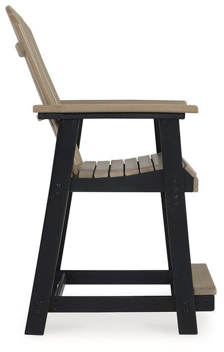 Fairen Trail Outdoor Counter Height Bar Stool (Set of 2) - Tony’s Furniture Store & Linen (GA) - Multi Location