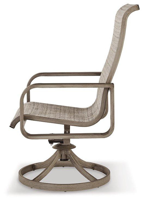 Beach Front Sling Swivel Chair (Set of 2) - Tony’s Furniture Store & Linen (GA) - Multi Location