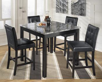 Maysville Counter Height Dining Table and Bar Stools (Set of 5) - Tony’s Furniture Store & Linen (GA) - Multi Location