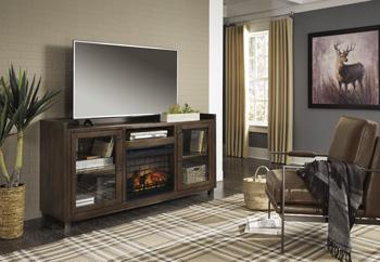Starmore 70" TV Stand with Electric Fireplace - Tony’s Furniture Store & Linen (GA) - Multi Location