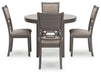 Wrenning Dining Table and 4 Chairs (Set of 5) - Tony’s Furniture Store & Linen (GA) - Multi Location