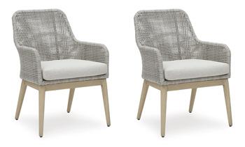 Seton Creek Outdoor Dining Arm Chair (Set of 2) - Tony’s Furniture Store & Linen (GA) - Multi Location