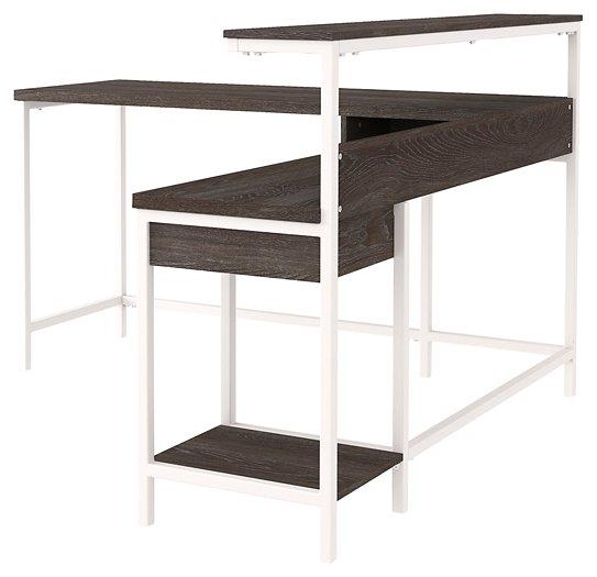 Dorrinson Home Office L-Desk with Storage - Tony’s Furniture Store & Linen (GA) - Multi Location