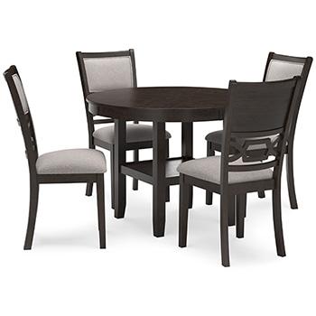 Langwest Dining Table and 4 Chairs (Set of 5) - Tony’s Furniture Store & Linen (GA) - Multi Location
