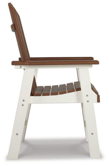 Genesis Bay Outdoor Dining Arm Chair (Set of 2) - Tony’s Furniture Store & Linen (GA) - Multi Location