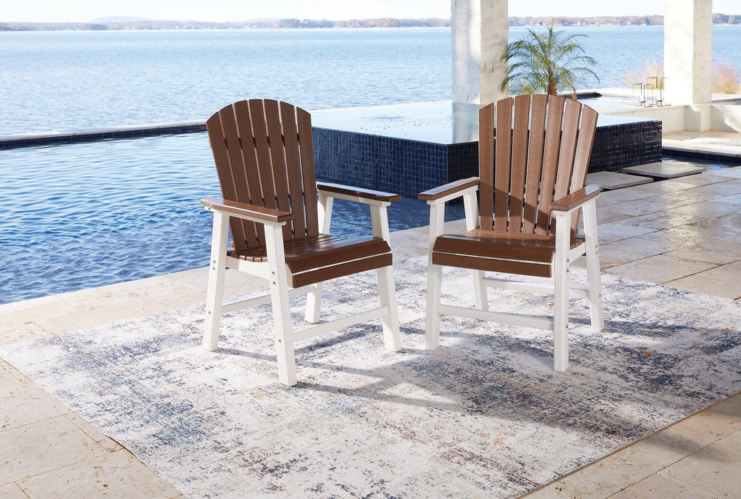 Genesis Bay Outdoor Dining Arm Chair (Set of 2) - Tony’s Furniture Store & Linen (GA) - Multi Location