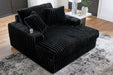 Midnight-Madness Oversized Chaise - Tony’s Furniture Store & Linen (GA) - Multi Location