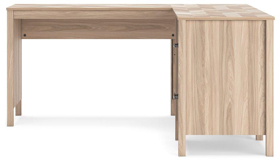 Battelle 60" Home Office Desk with Return - Tony’s Furniture Store & Linen (GA) - Multi Location