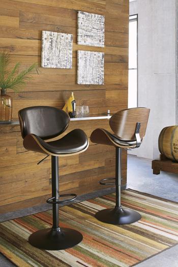 Bellatier Adjustable Height Bar Stool - Tony’s Furniture Store & Linen (GA) - Multi Location