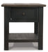 Tyler Creek End Table - Tony’s Furniture Store & Linen (GA) - Multi Location