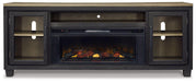 Foyland 83" TV Stand with Electric Fireplace - Tony’s Furniture Store & Linen (GA) - Multi Location