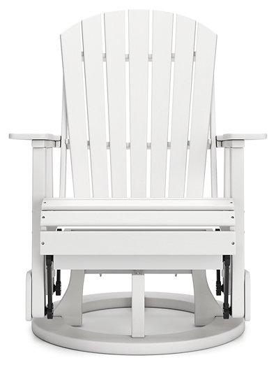 Hyland wave Outdoor Swivel Glider Chair - Tony’s Furniture Store & Linen (GA) - Multi Location