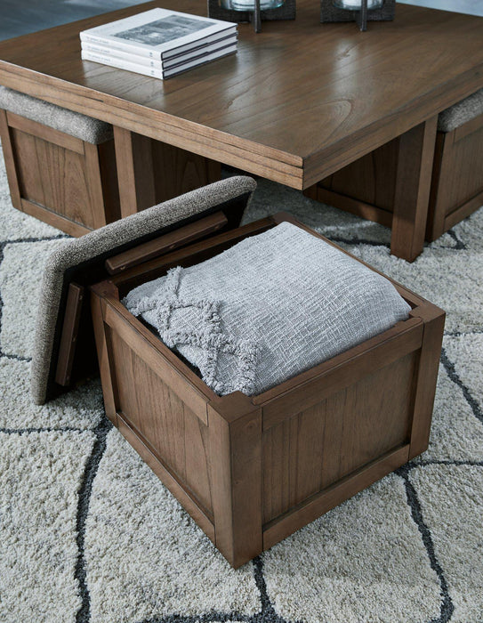 Boardernest Coffee Table with 4 Stools - Tony’s Furniture Store & Linen (GA) - Multi Location