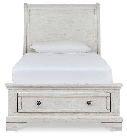 Robbinsdale Sleigh Storage Bed - Tony’s Furniture Store & Linen (GA) - Multi Location