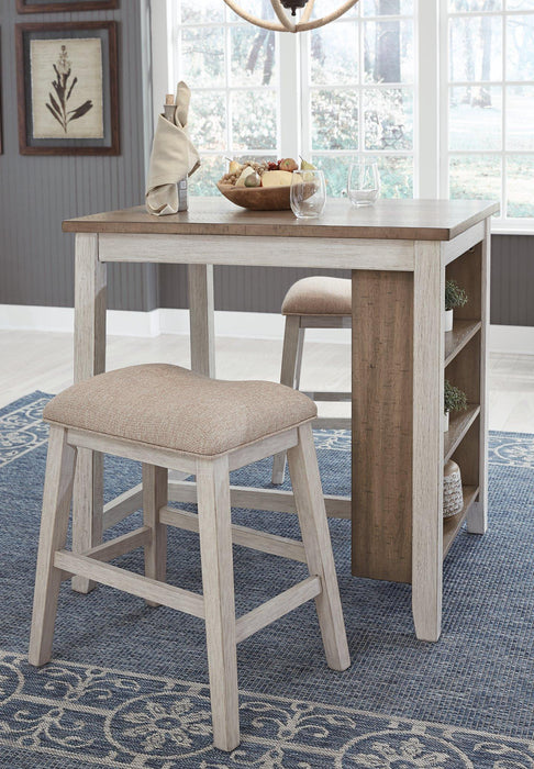Skempton Counter Height Dining Table and Bar Stools (Set of 3) - Tony’s Furniture Store & Linen (GA) - Multi Location