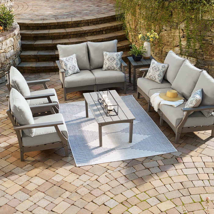 Visola Outdoor Sofa and Loveseat Set - Tony’s Furniture Store & Linen (GA) - Multi Location