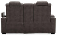 HyllMont Power Reclining Loveseat with Console - Tony’s Furniture Store & Linen (GA) - Multi Location