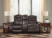 Warnerton Power Reclining Loveseat with Console - Tony’s Furniture Store & Linen (GA) - Multi Location