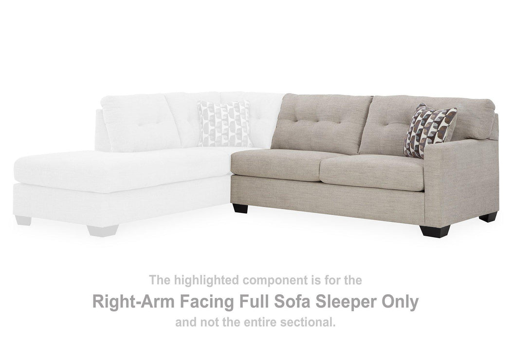 Mahoney 2-Piece Sleeper Sectional with Chaise - Tony’s Furniture Store & Linen (GA) - Multi Location