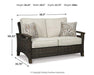 Paradise Trail Loveseat with Cushion - Tony’s Furniture Store & Linen (GA) - Multi Location