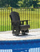 Hyland wave Outdoor Swivel Glider Chair - Tony’s Furniture Store & Linen (GA) - Multi Location