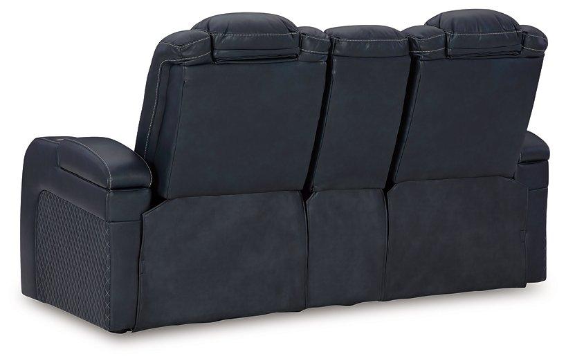 Fyne-Dyme Power Reclining Loveseat with Console - Tony’s Furniture Store & Linen (GA) - Multi Location