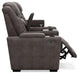 HyllMont Power Reclining Loveseat with Console - Tony’s Furniture Store & Linen (GA) - Multi Location