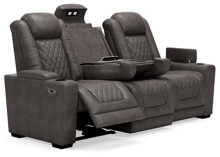 HyllMont Power Reclining Sofa - Tony’s Furniture Store & Linen (GA) - Multi Location