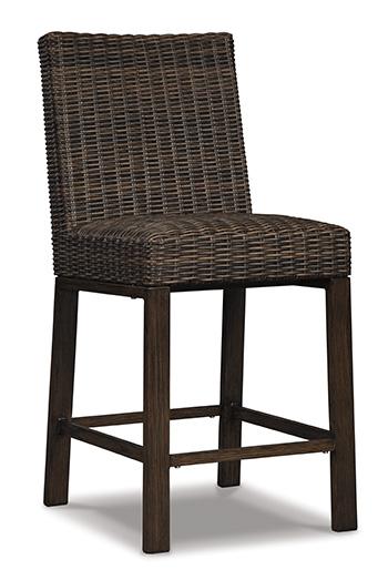 Paradise Trail Outdoor Counter Height Dining Table with 4 Barstools - Tony’s Furniture Store & Linen (GA) - Multi Location