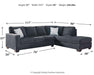 Altari 2-Piece Sleeper Sectional with Chaise - Tony’s Furniture Store & Linen (GA) - Multi Location