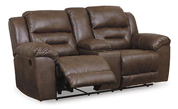 Stoneland Reclining Loveseat with Console - Tony’s Furniture Store & Linen (GA) - Multi Location