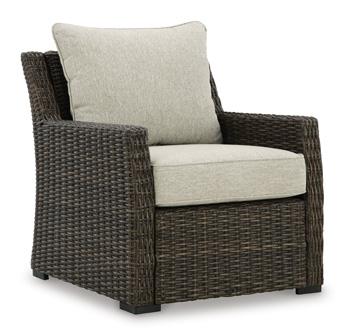 Brook Ranch Outdoor Lounge Chair with Cushion - Tony’s Furniture Store & Linen (GA) - Multi Location