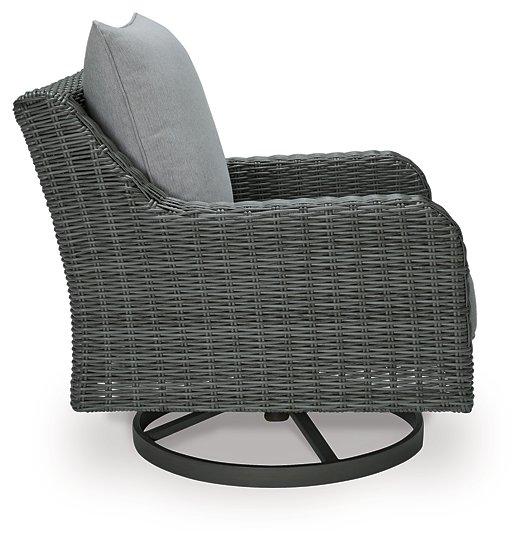 Elite Park Outdoor Swivel Lounge with Cushion - Tony’s Furniture Store & Linen (GA) - Multi Location