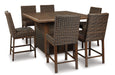 Paradise Trail Outdoor Bar Table Set - Tony’s Furniture Store & Linen (GA) - Multi Location