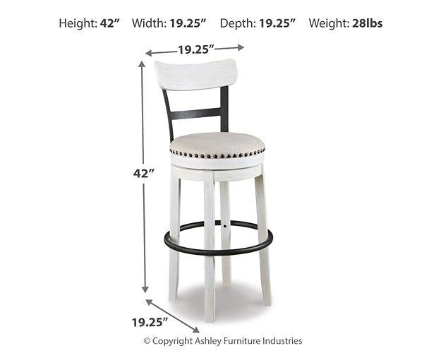 Valebeck Bar Height Bar Stool - Tony’s Furniture Store & Linen (GA) - Multi Location