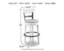 Valebeck Bar Height Bar Stool - Tony’s Furniture Store & Linen (GA) - Multi Location