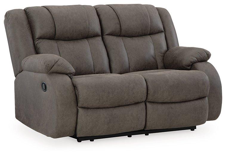 First Base Reclining Loveseat - Tony’s Furniture Store & Linen (GA) - Multi Location