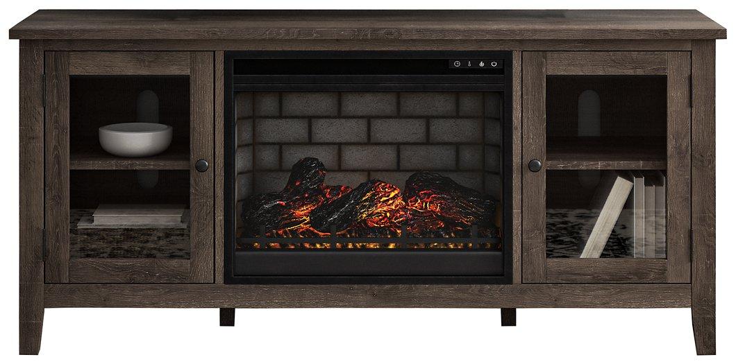 Arlenbry 60" TV Stand with Electric Fireplace - Tony’s Furniture Store & Linen (GA) - Multi Location