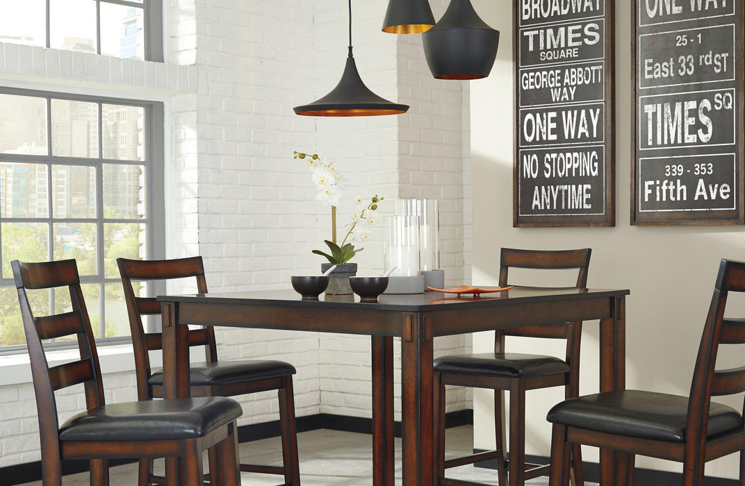 Coviar Counter Height Dining Table and Bar Stools (Set of 5) - Tony’s Furniture Store & Linen (GA) - Multi Location