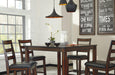 Coviar Counter Height Dining Table and Bar Stools (Set of 5) - Tony’s Furniture Store & Linen (GA) - Multi Location