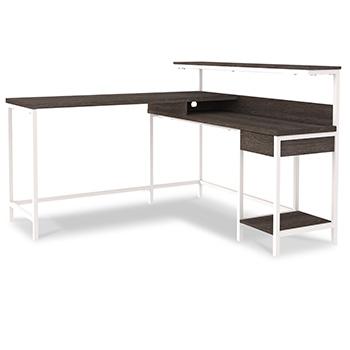 Dorrinson Home Office L-Desk with Storage - Tony’s Furniture Store & Linen (GA) - Multi Location