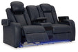 Fyne-Dyme Power Reclining Loveseat with Console - Tony’s Furniture Store & Linen (GA) - Multi Location