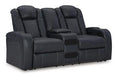 Fyne-Dyme Power Reclining Loveseat with Console - Tony’s Furniture Store & Linen (GA) - Multi Location