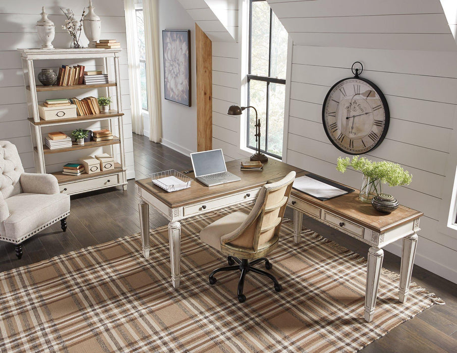Realyn 2-Piece Home Office Desk - Tony’s Furniture Store & Linen (GA) - Multi Location