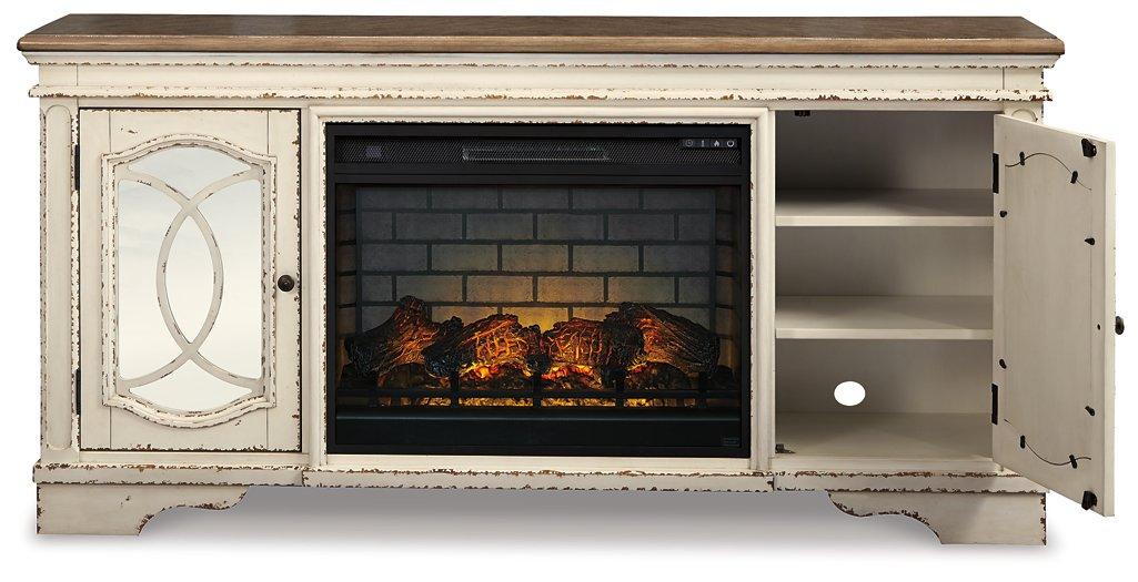 Realyn 74" TV Stand with Electric Fireplace - Tony’s Furniture Store & Linen (GA) - Multi Location